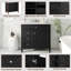 Meuble-lavabo simple 33,78 po avec lavabo supérieur-811457769
