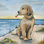 «Romantic Dog» par Parvez Taj - reproduction d'art sur toile tendue