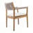 Acacia Wood Outdoor Dining Chairs-764321308