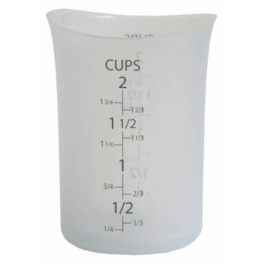 2 Lb Depot 3/4 Cup Measuring Cup, Stainless Steel Metal, Accurate