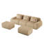 Canapé modulaire en U 114 po en flanelle avec repose-pieds mobile-1926997842-1924567805