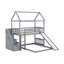 Twin Over Full Bunk Bed With Slide-1054145394