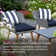 Square Toss Pillow Striped Throw Pillow