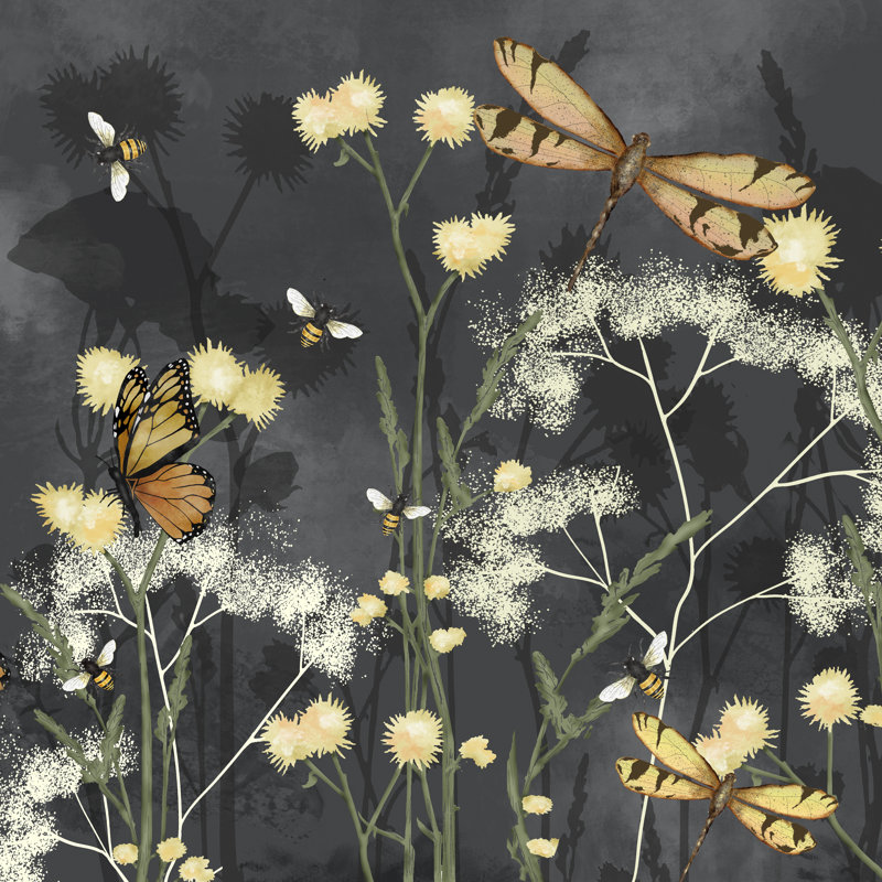 Garden Magic I by Jade Reynolds - Wrapped Canvas Painting, 76cm H x 76cm W x 3.8cm D
