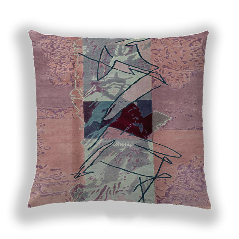 Coussin Abstract 1881, Microsuède