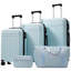 Luggage Set 5 Piece, Hardside Carry on Suitcase , Expandable Luggage with Travel Bags Spinner Wheels TSA Lock-130040209