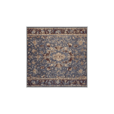 Machine Washable Gray Area Rug