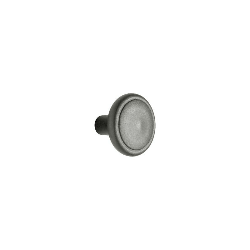 Roswell Bronze Round Knob, White Bronze Dark