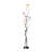 58.5" In 6 Aluminum Led Zeus Metal Floor Lamp