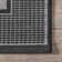 Mcelfresh Bordered Machine Woven / Power Loomed Gray Indoor/Outdoor Patio Rug