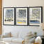 ABSTRACT Series DLxxvii - Impression encadrée sur mesure de qualité supérieure - 3 pièces-2022352485-2022352487