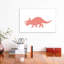 Geometric Dino Triceratops - impression d'art graphique-52797898-52797916
