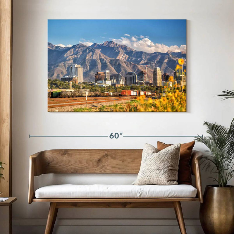 Hannes, centre-ville de Salt Lake City, H 32 po x l 48 po