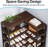 40 Pair 9-Tier Corner Shoe Rack
