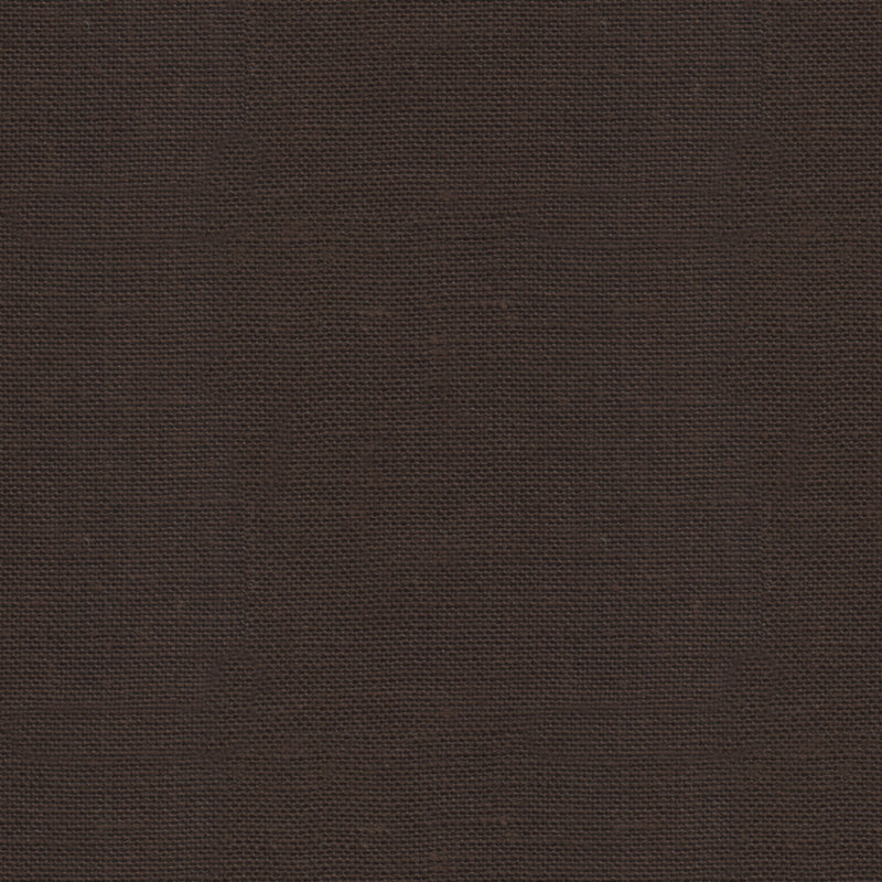 Le Jardin Chinois Bankers 100% Linen Fabric, Mocha