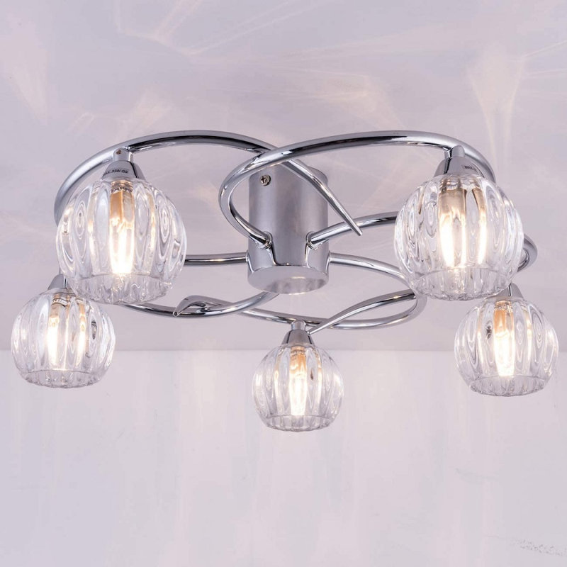 Interlochen Glass Semi Flush Mount