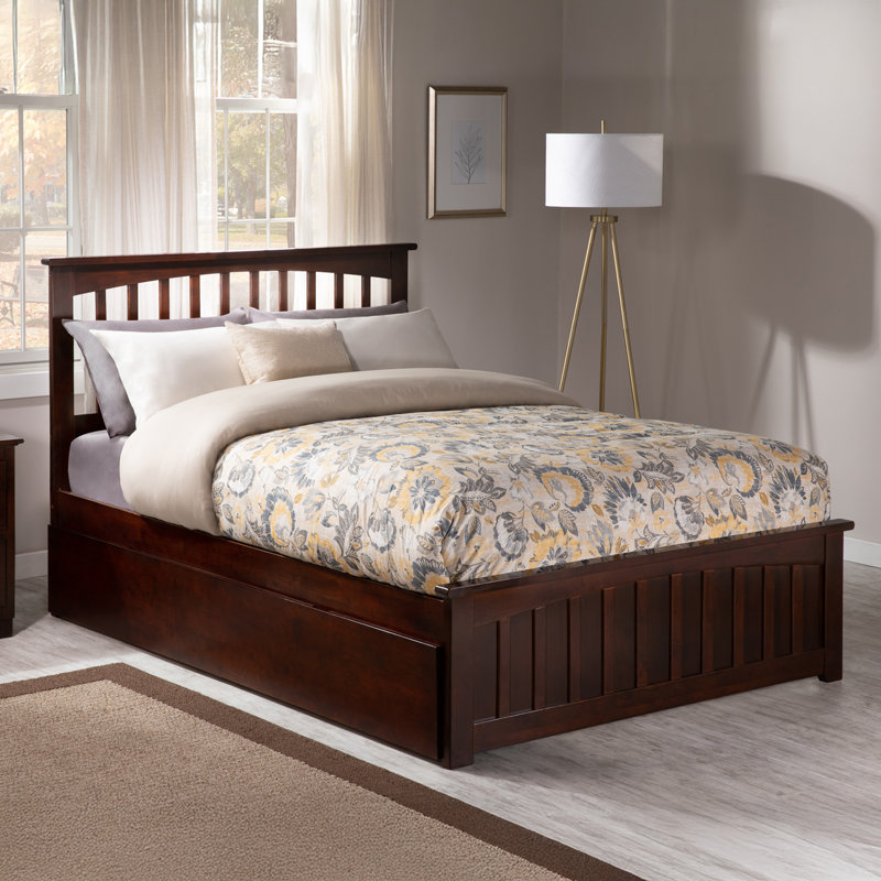 Huntsville Kids Platform with Trundle, Full, Walnut