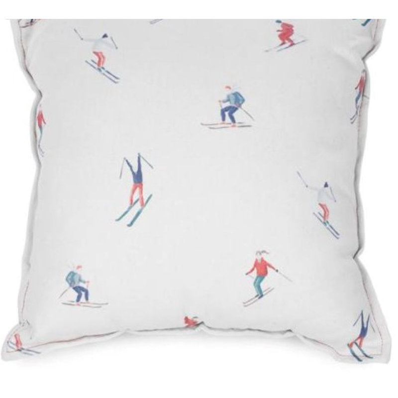 Housse de coussin carrée en ski Ganz
