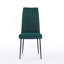 Ensemble de 2 chaises de salle à manger réglables en velours-291386879