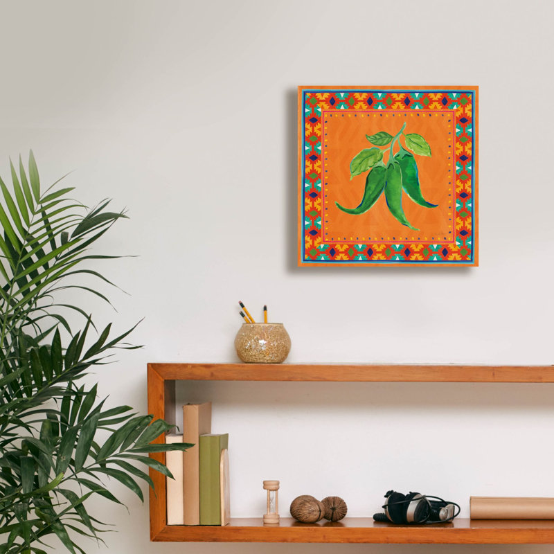 Toile épique Graffiti «Manyo Caliente 4» par Farida Zaman, 12 po x 12 po, H 12 po x l 12 po