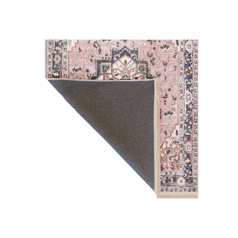 Tapis décoratif moderne lavable en machine, Tapis de couloir 3 pi 3 po x 6 pi 7 po inclus