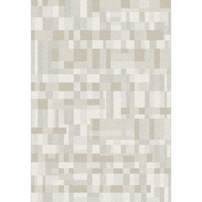 Abstract Wool Area Rug