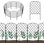 Paquet de 10 clôtures de jardin décoratives, bordure totale de barrière pour animaux de 10 pi (L) x 24 po (H), panneau de clôture en fil de métal antirouille pour cour de jardin extérieure, arqué