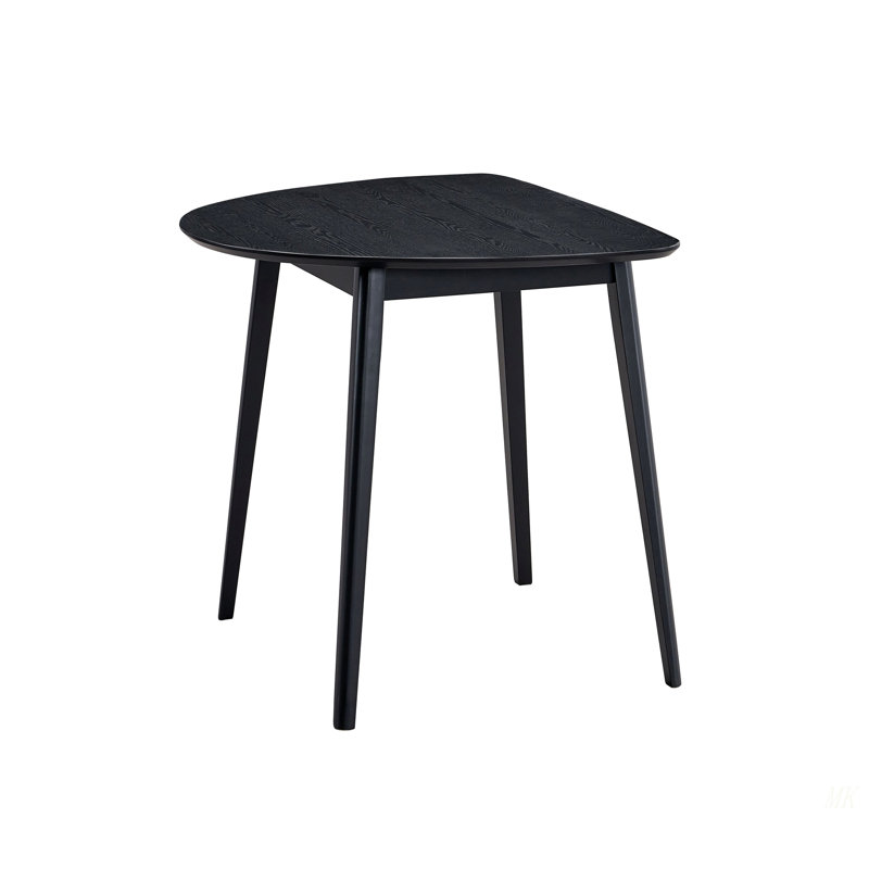 Real Black Finish Dining Table