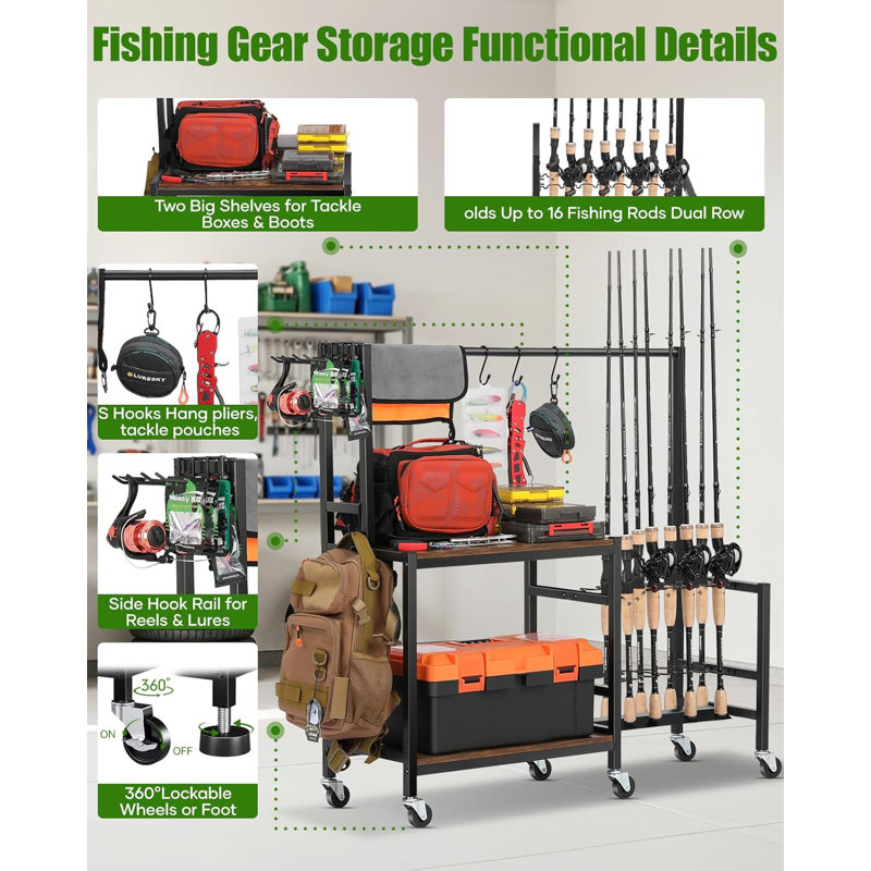 16 foot fishing pole Shimano Surf Cannon 16ft Surf Rod term storage 3/16 in The benefits of using a