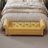 40" Tufted Storage Bench, Upholstered Storage Ottoman Bench, Rolled Arm Window Bench-882300809-907070936