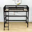 Lit mezzanine simple pour enfants avec garde-corps-70273720