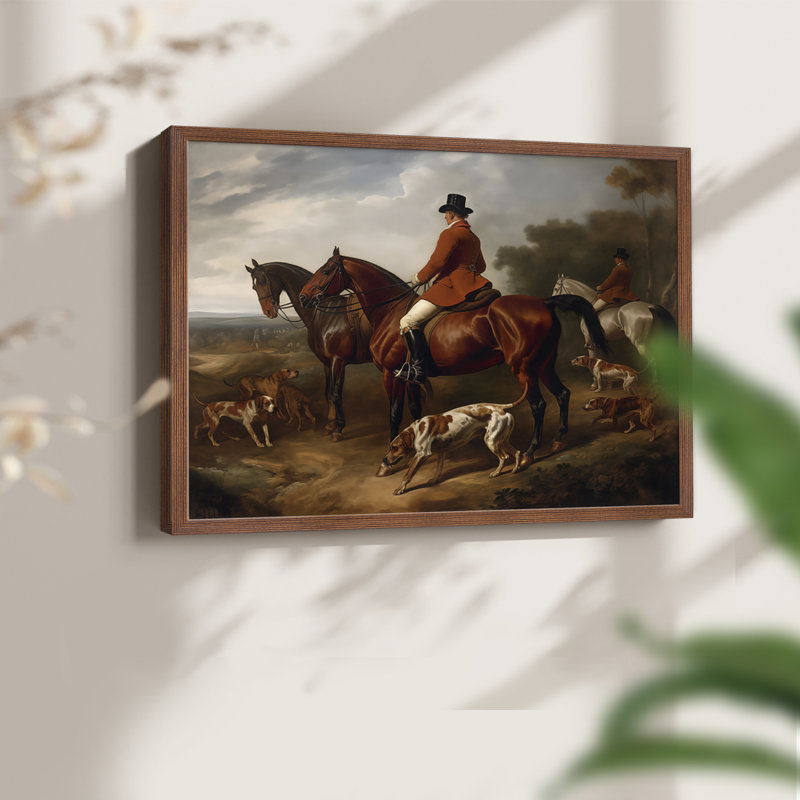 Faune - Lxxxvi - Reproduction encadrée - Restickable, H 16 po x l 20 po, Noyer