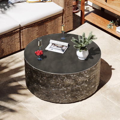 28''Outdoor Round Magnesium Oxide Coffee Table