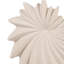 Figurine en céramique moderne, inspirée d'une coquille et de sa forme abstraite en spirale, idéale pour la décoration intérieure - Sculpture décorative de style côtier pour le salon - 25 cm, gris