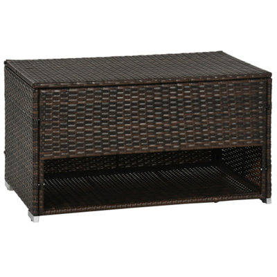 Boîte de rangement en PE avec rangement pour chaussures et porte-serviettes