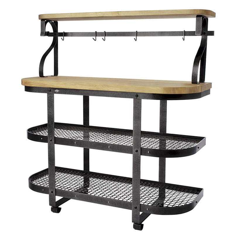 Premier Kitchen Cart Wood