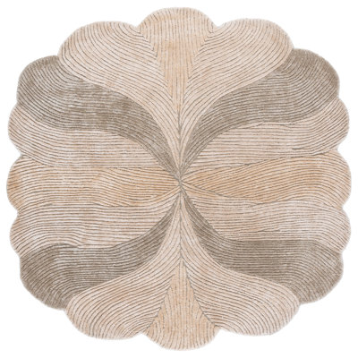 Tapis d'intérieur abstrait en laine, coton et laine touffetée à la main Fifth Avenue