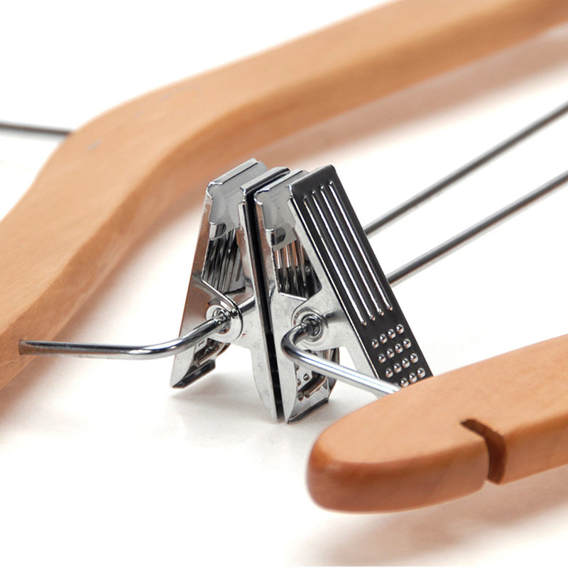 Cintre en bois pour enfants avec pinces Aisuo pour le rangement et l'organisation des vêtements pour bébés et enfants