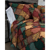 Campfire Cotton Quilted Patchwork Quilt