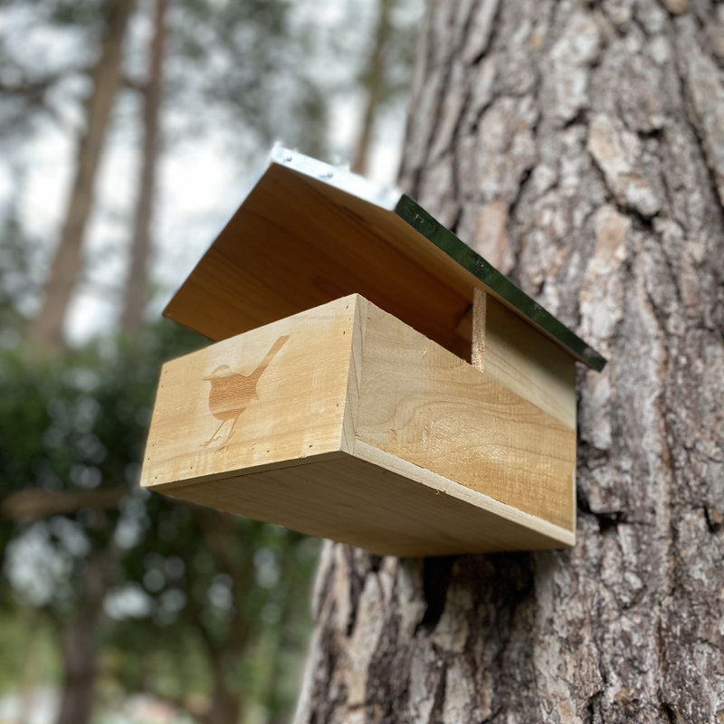 Wooden Mounted Bird House