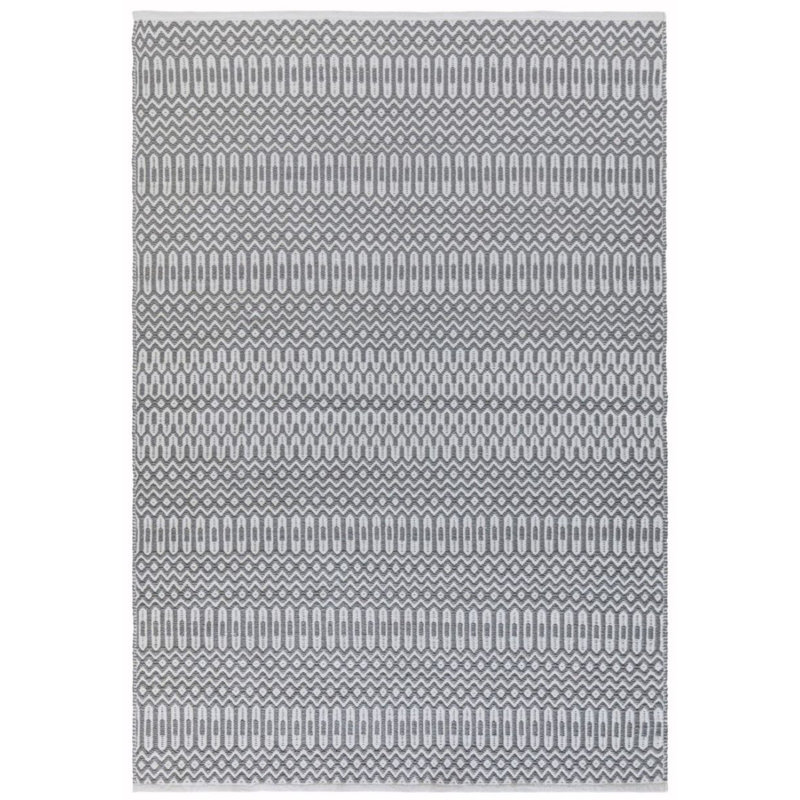 Venilale Geometric Recycled P.E.T Hand Knotted Indoor / Outdoor Area Rug, Rectangle 120 x 170cm