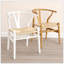 Fauteuil Wishbone, teinture blanche-846531916