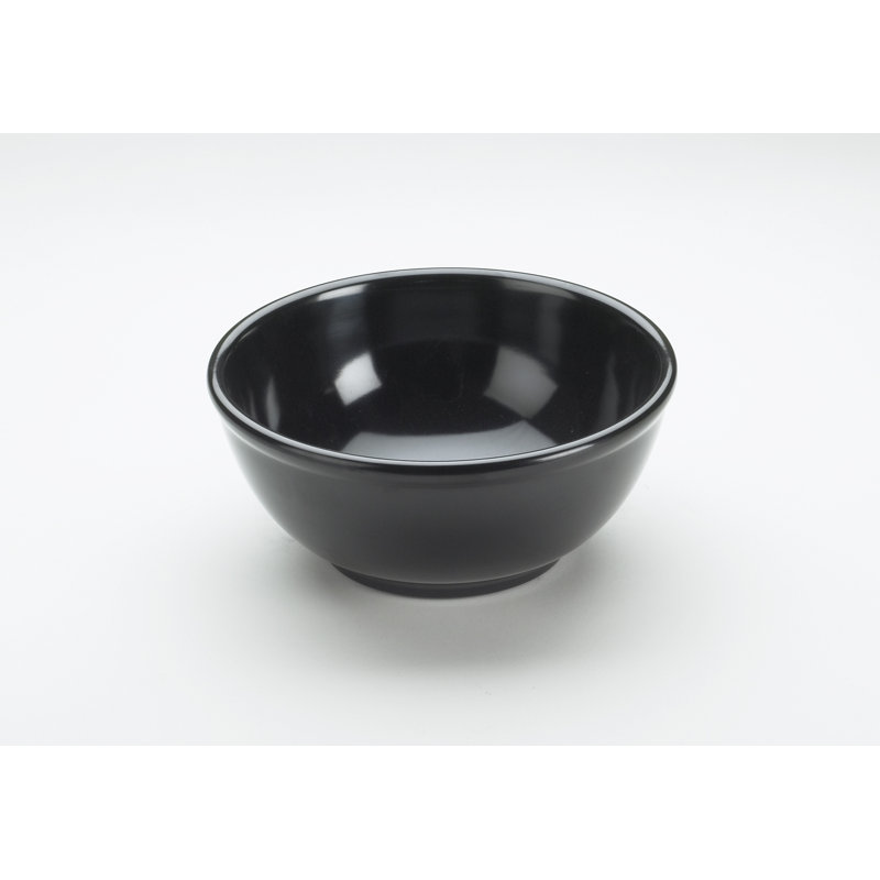 Bol rond en mélamine 8 po, Noir
