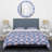Blue Circle Pattern - Patterned Duvet Cover Set