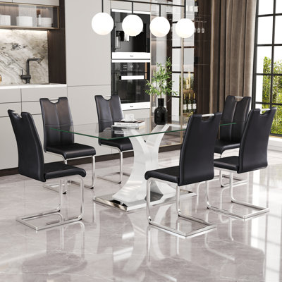 Klinges Pedestal Base Dining Set