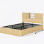 Structure de lit avec 4 tiroirs de rangement, tête de lit de rangement, lit plateforme avec ports USB intégrés et prises de courant-996063568