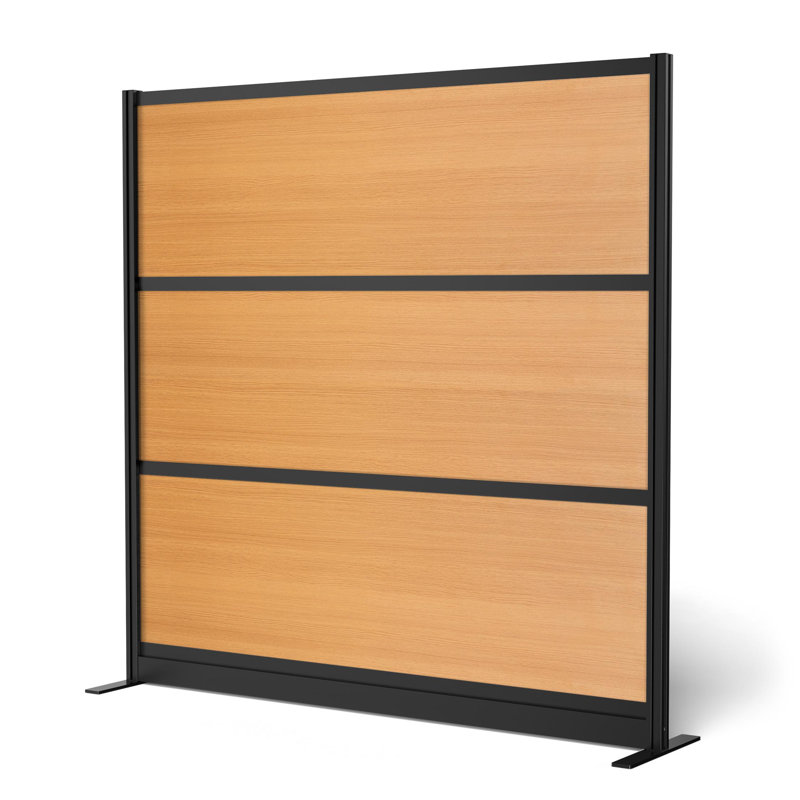 Système de cloison modulaire Harmony Beechwood, H 70 po x L 70 po