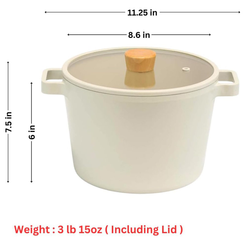 Fika Objet 9" Deep Casserole, Ivory