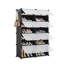 32 Pair Stackable Shoe Storage Cabinet-1583016010