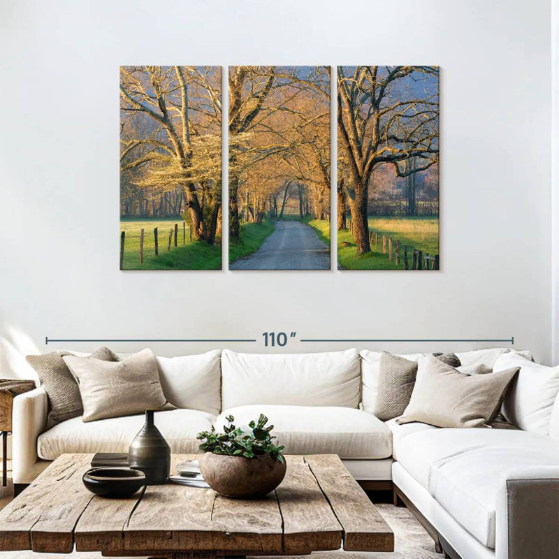 Alvord Sunset Path, 48" H x 74" W